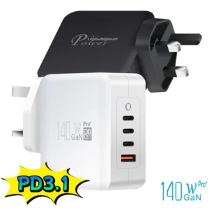 PD140W USB-C-Schnellladegerät für MacBook Pro und leistungsstarke Laptops