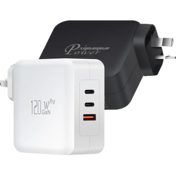 PD120CCA GaN 120W USB-C-Schnellladegerät für Laptops, Tablets und Telefone