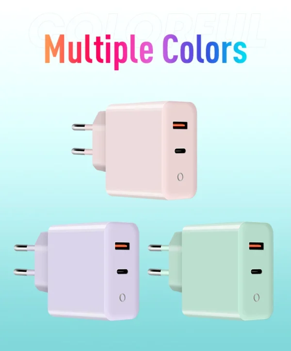 Cargador síncrono inteligente GaN D65CA compatible con Surface Pro, MacBook, iPad y otros dispositivos USB-C, carga rápida con diseño compacto